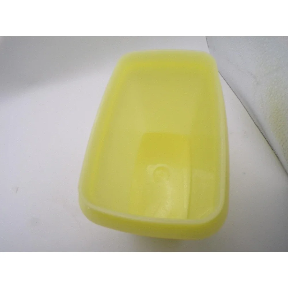 Vintage Tupperware Servalier Rectangle 1204 Yellow Storage Container NO Lid‎